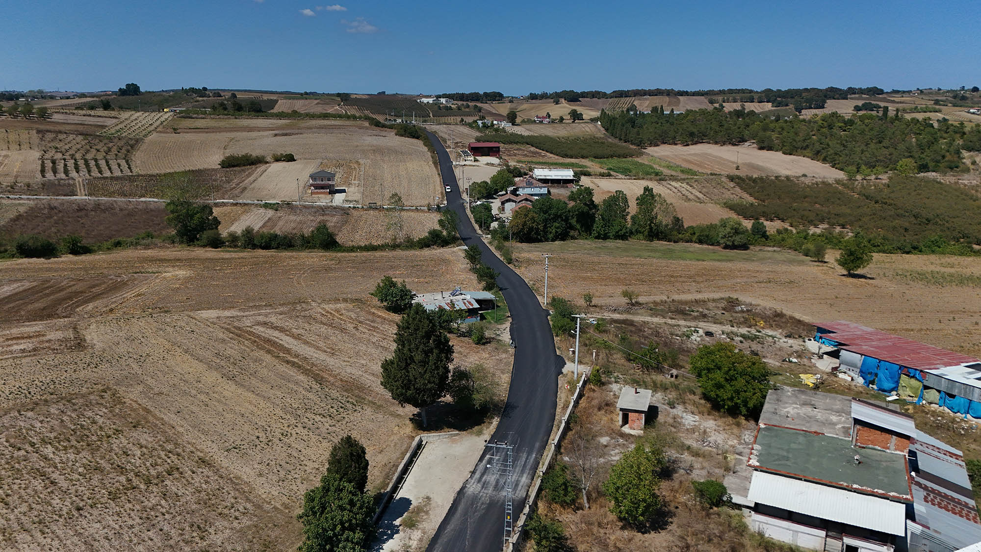 Söğütlü kırsalında ulaşıma konfor ve güven getiren çalışma: 4 mahalleye ulaşan hat sil baştan