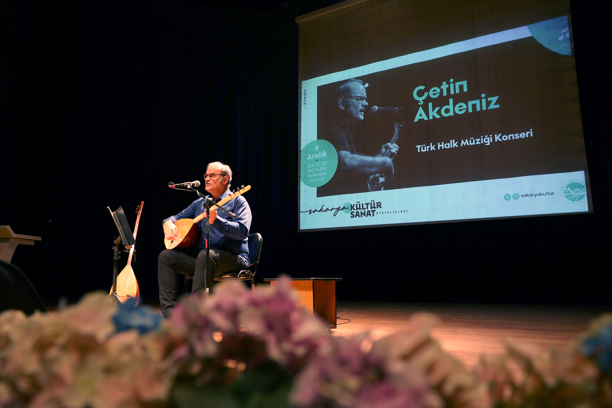 Çetin Akdeniz ile Sakarya’da Türk Halk Müziği esintisi