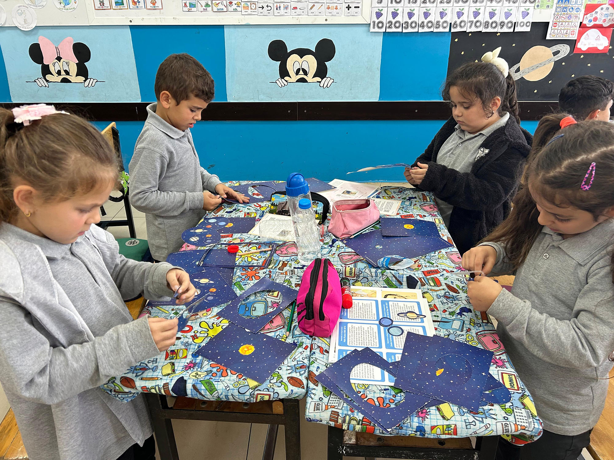 Bilimin renkli dünyasına adım attılar