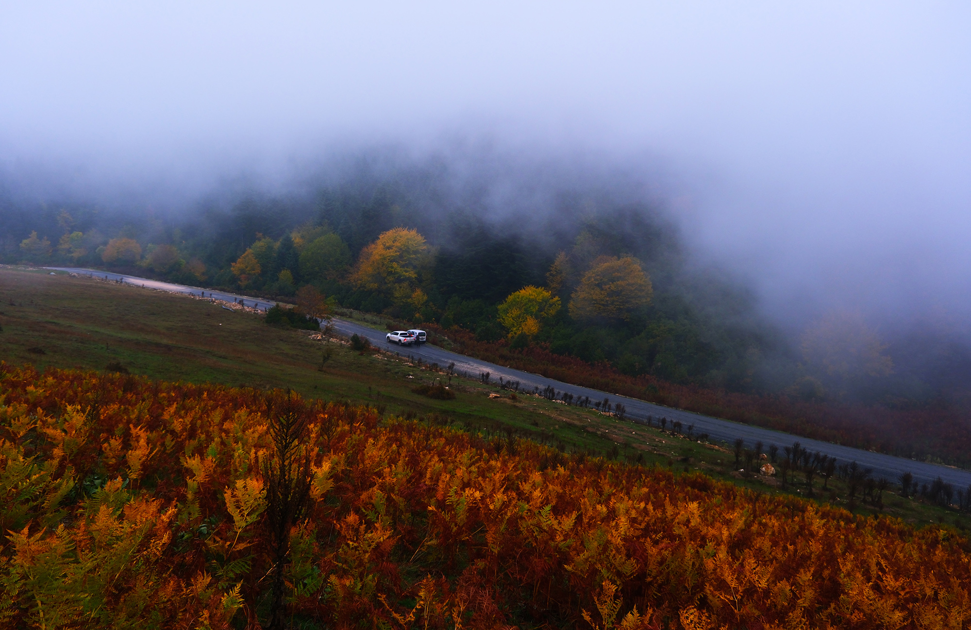 Sisler içindeki Kılıçkaya’da büyüleyici gün 