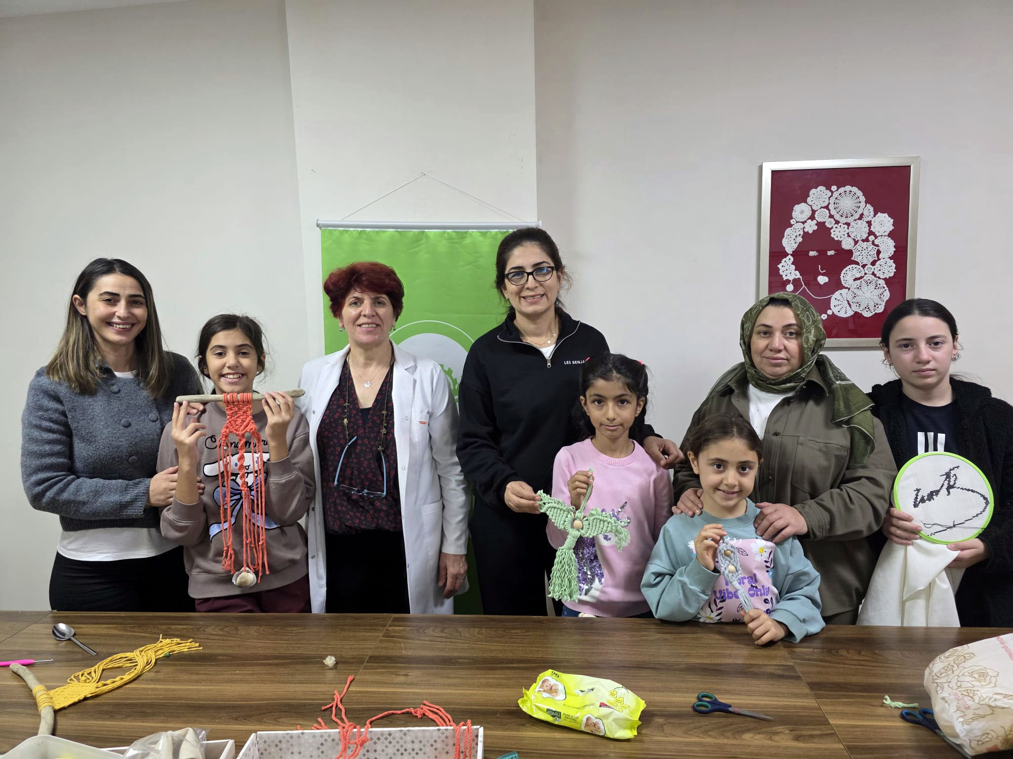 SAMEK’lerde ilk kez: Ara tatil anne-çocuk atölyeleriyle renklendi