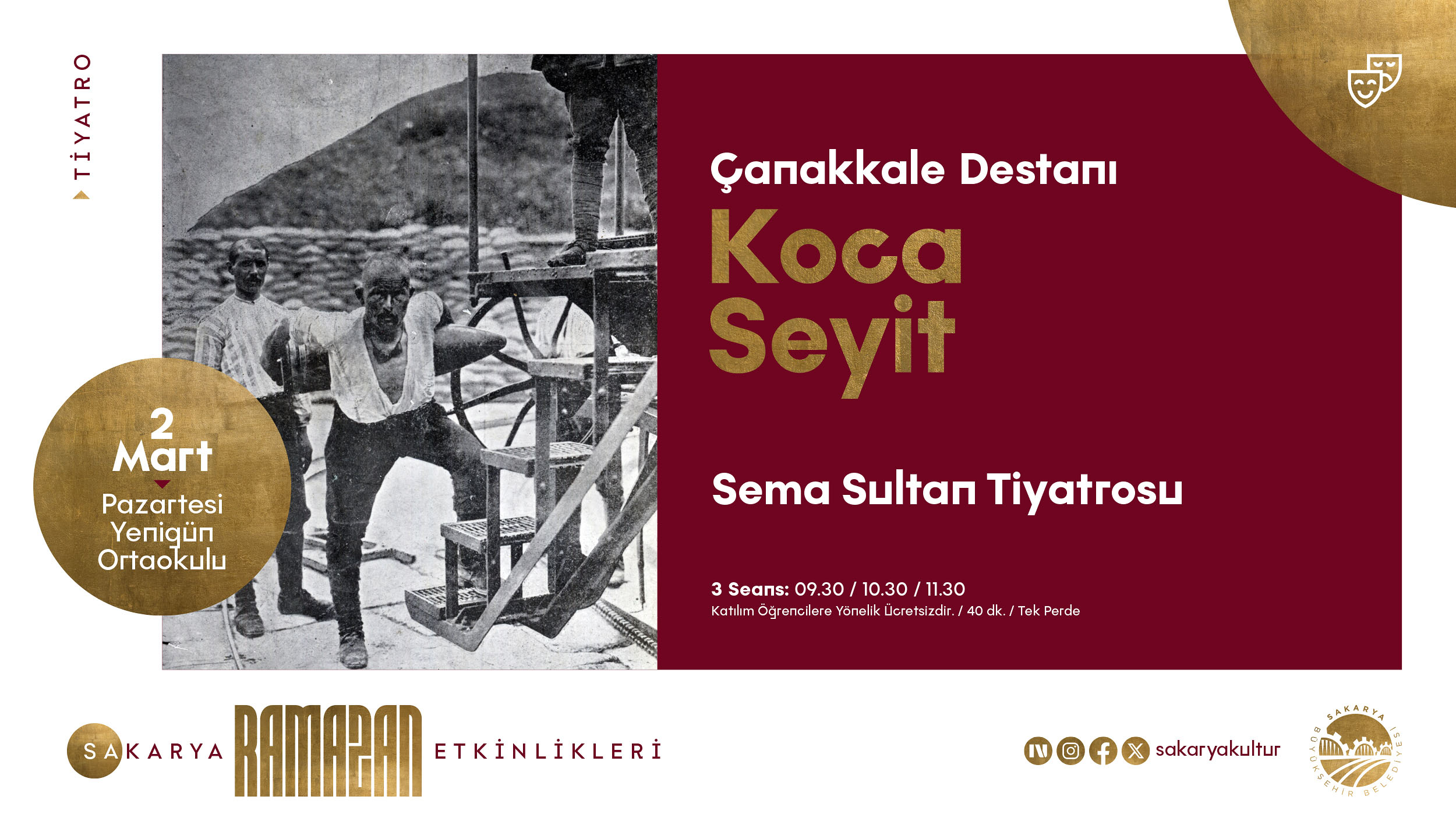 Büyükşehir’in Ramazan kültür sanat takvimi belli oldu