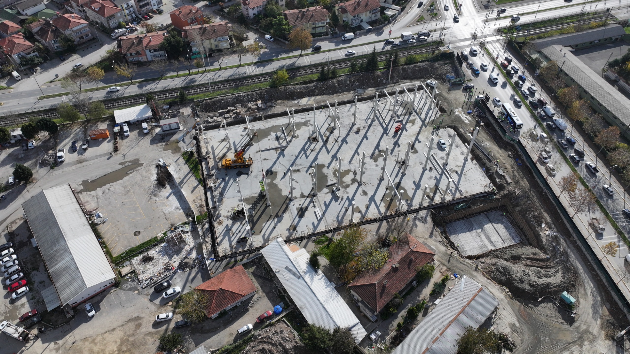 Bilim Merkezi’nde ilk görüntü ortaya çıktı: Yusuf Alemdar geleceğin inşaat mühendisleriyle şantiyede son durumu açıkladı