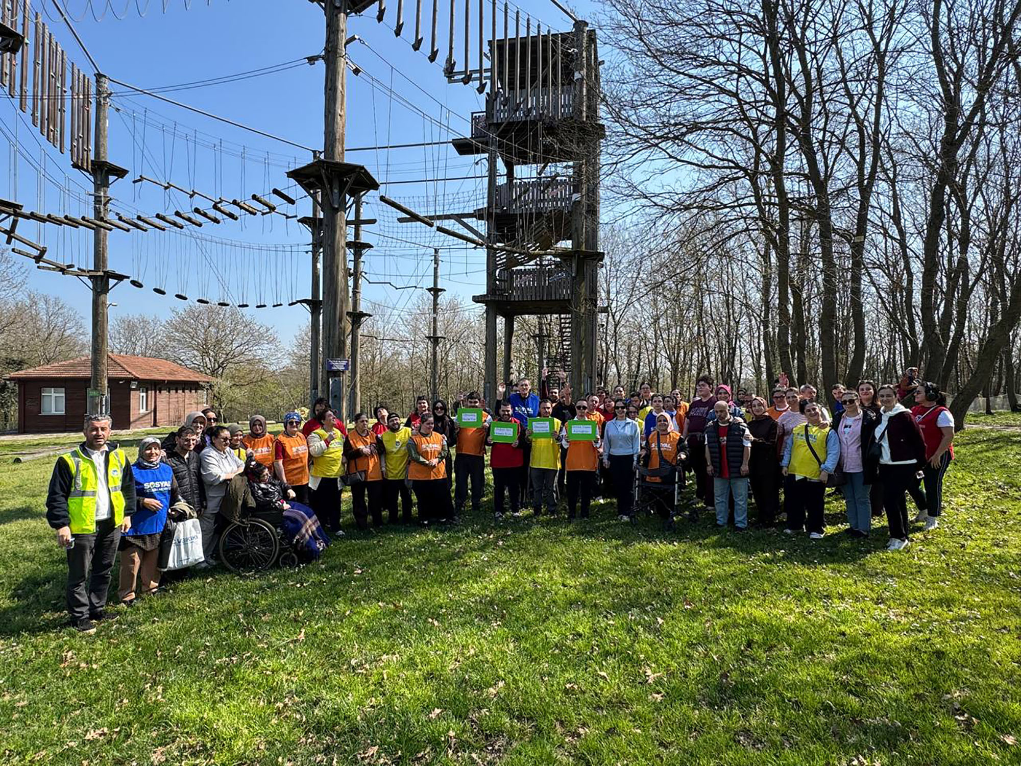 Engelsiz Hobi Atölyeleri öğrencileri Macerapark’ta doğayla buluştu