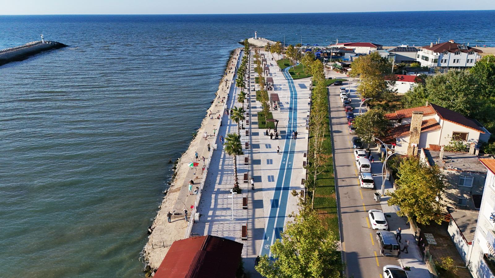 Sakarya’da gün batımının en muhteşem seyir noktasında proje tamam