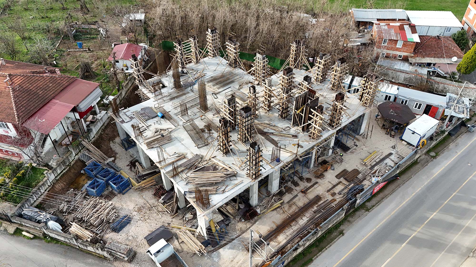 Karapürçek’te sosyal yaşamın merkezi olacak SGM yükseliyor