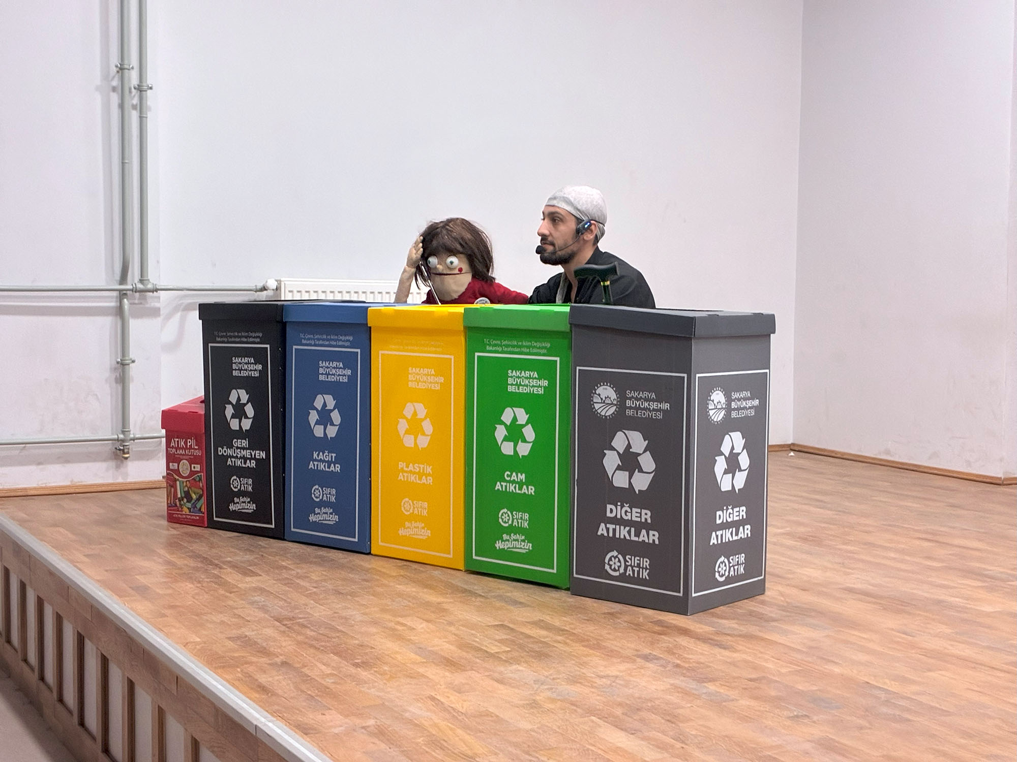 “Akça” tiyatrosuyla minikler çevre bilinci kazandı