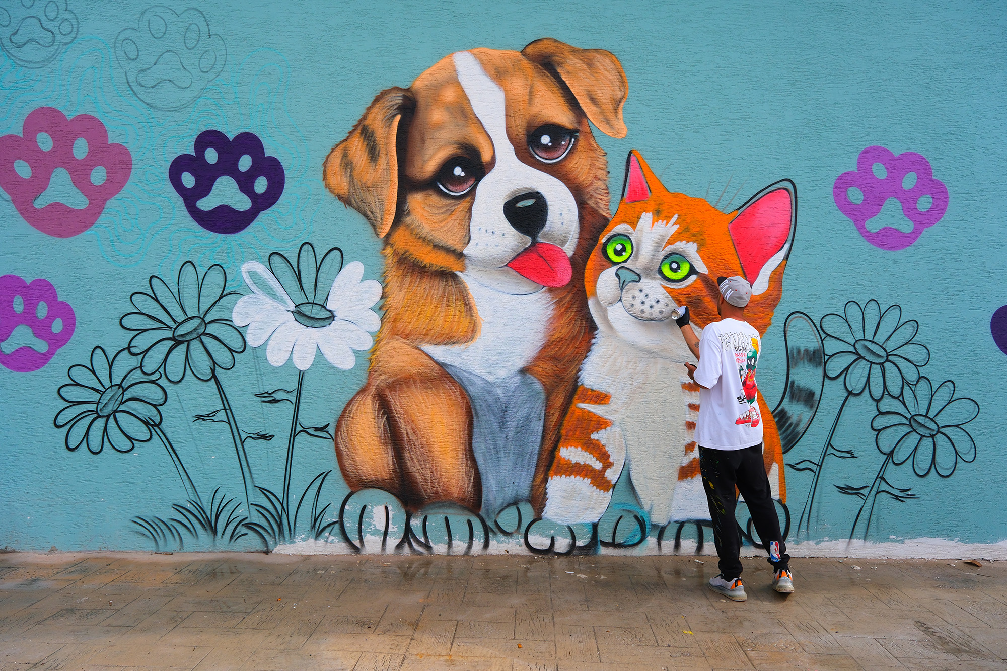 Doğal Yaşam Kampüsü’ne anlam katan grafiti sanatı