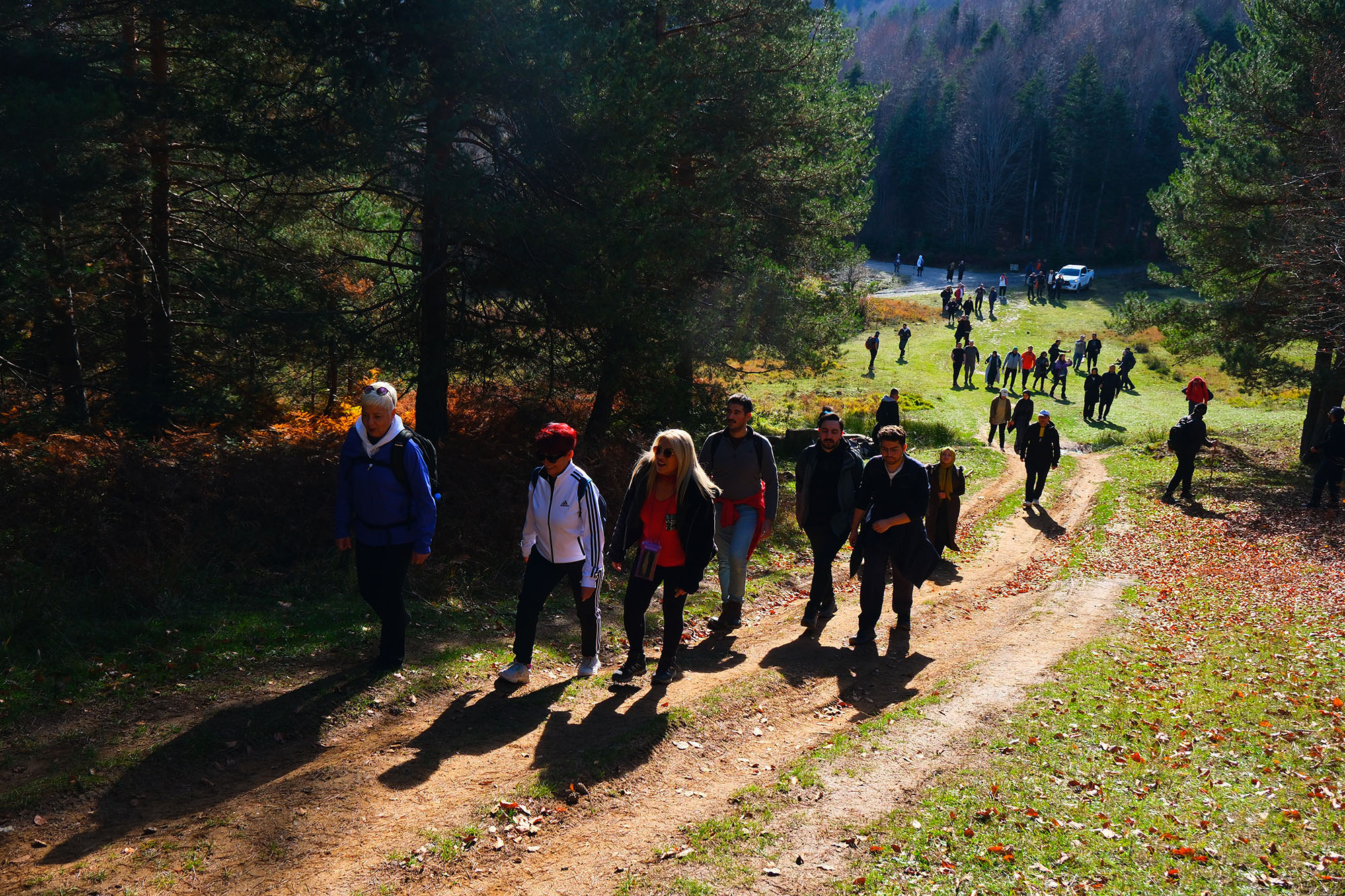 Sonbaharın büyüleyici renkleri arasında 14 kilometrelik unutulmaz rota