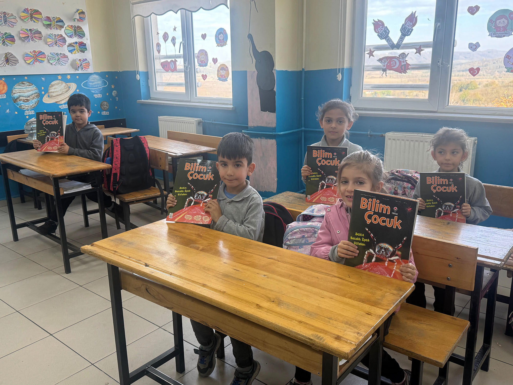 Bilimin renkli dünyasına adım attılar