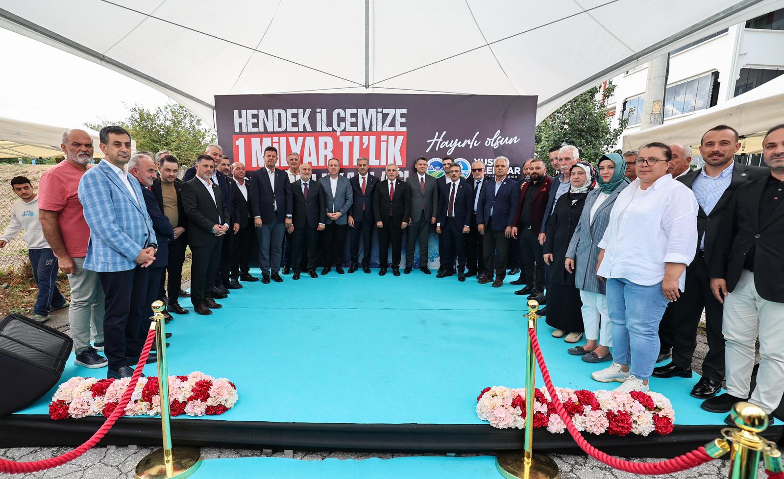 ‘Hendek’e yeni bir arıtma tesisi kazandırıyoruz’