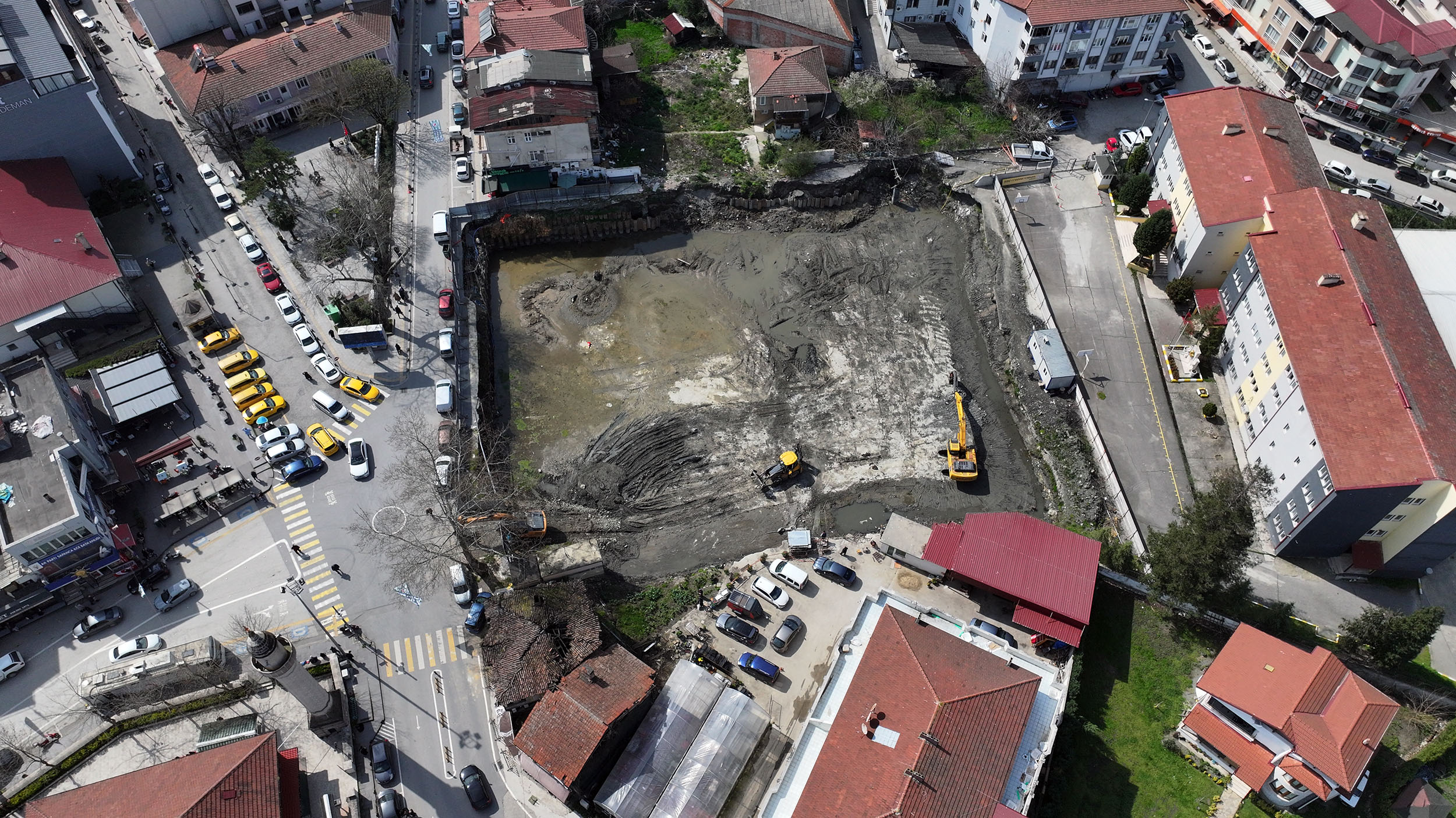 Sapanca Meydan’da çalışmalar başladı