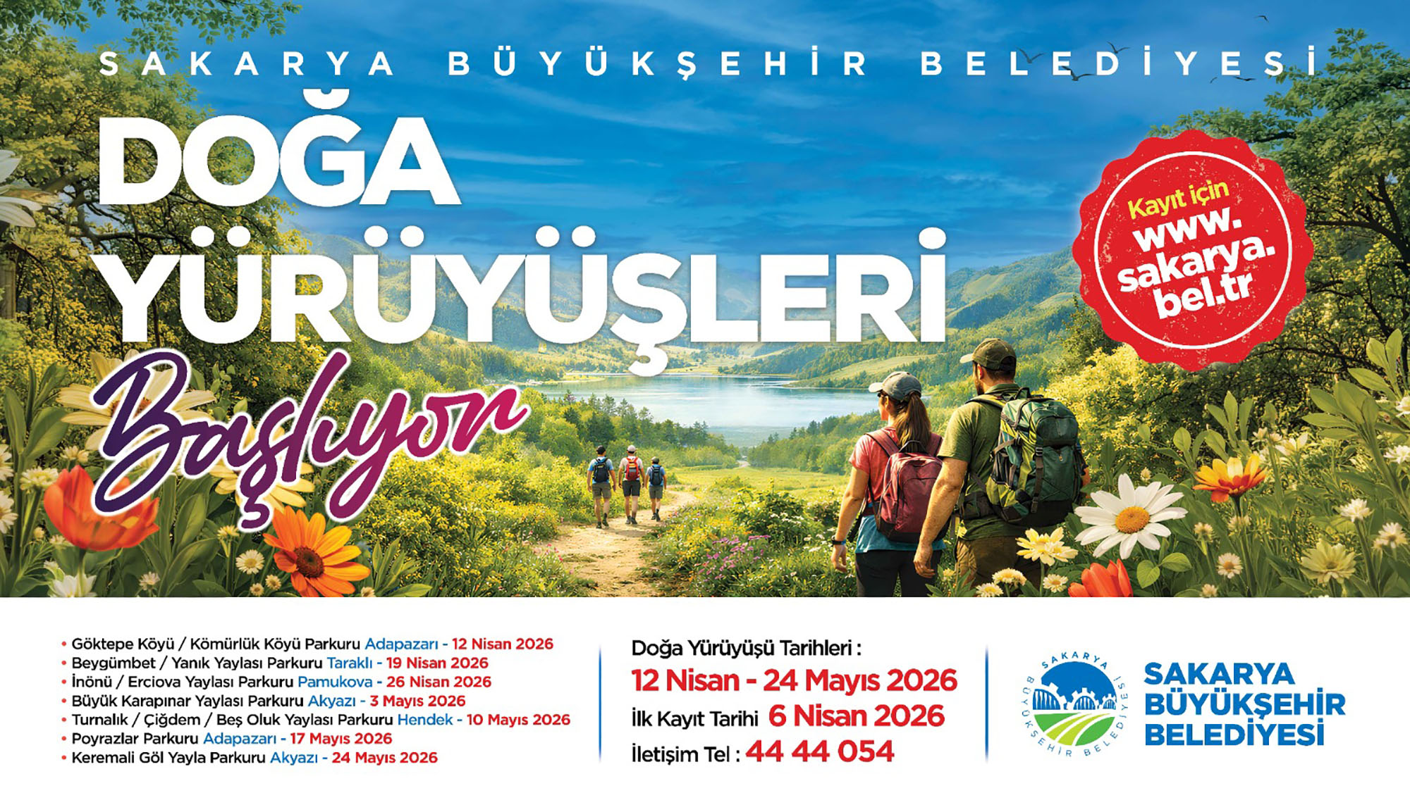 Sakarya’da doğa tutkunlarının beklediği takvim geldi: Baharı muhteşem manzarayla karşılayacaklar…