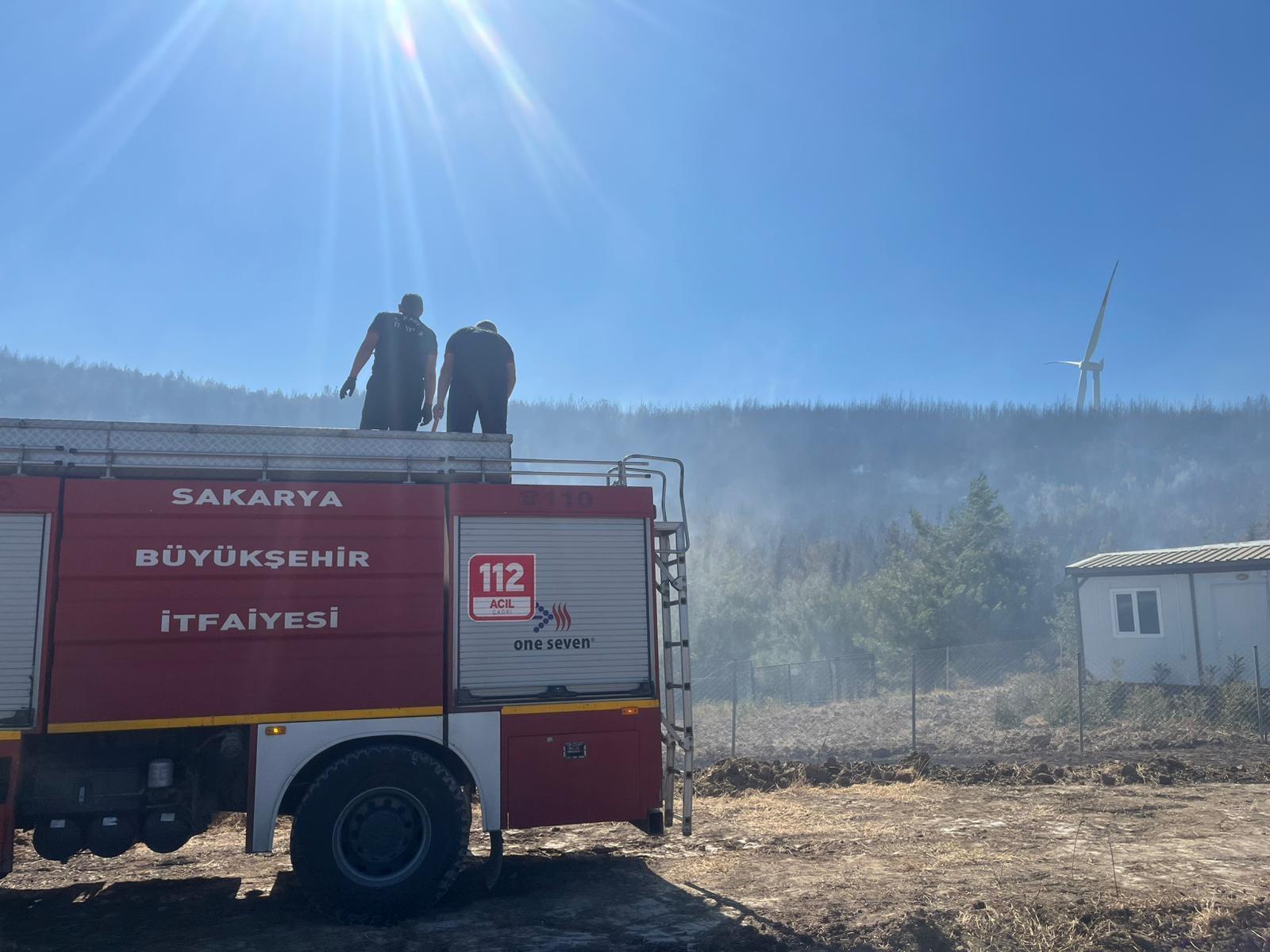 Çanakkale’deki orman yangınına Sakarya’dan destek
