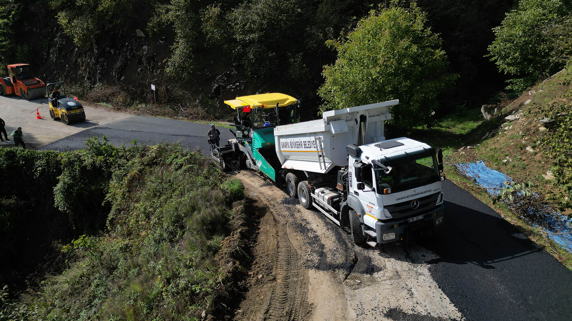 Kuzey kırsalının zirveleri tablo gibi işleniyor