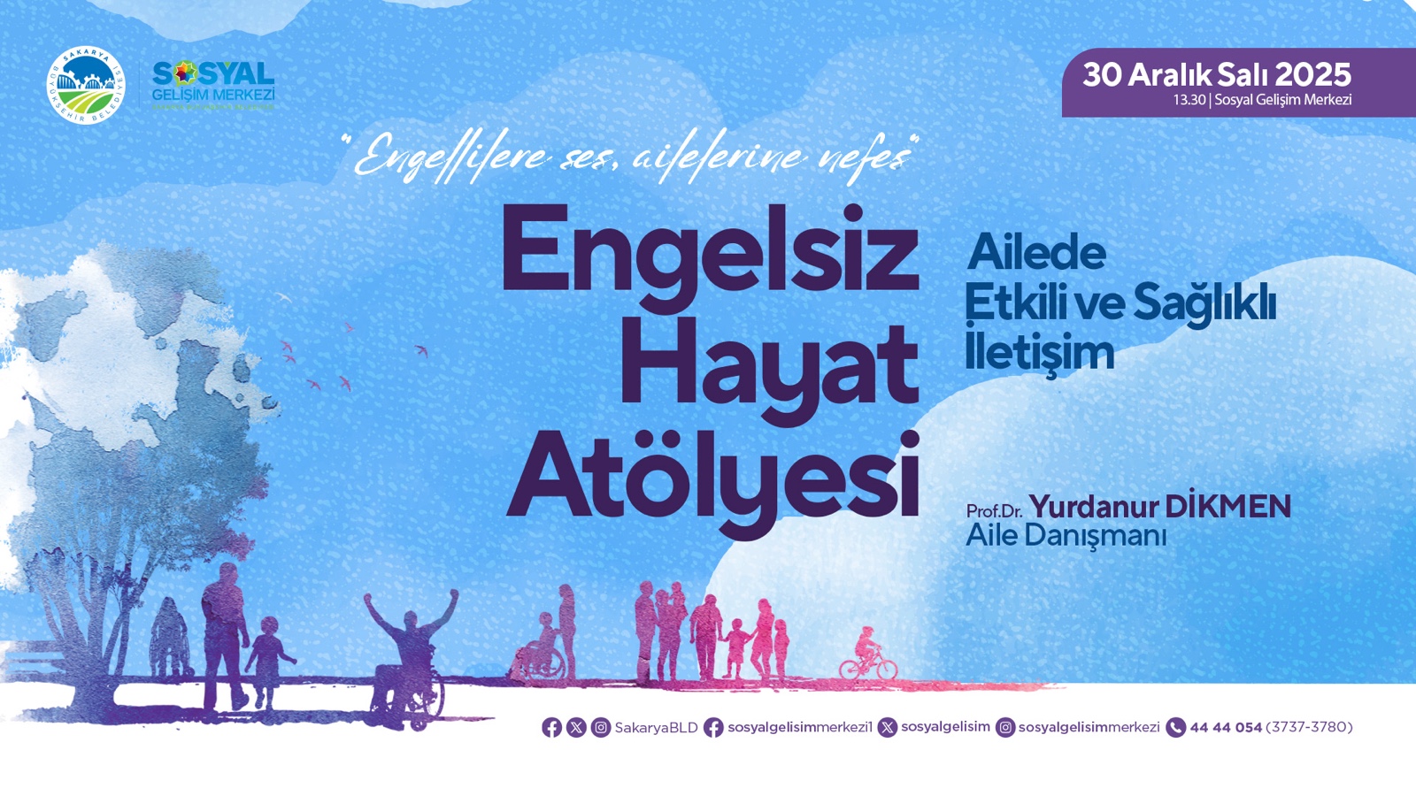 Ailede etkili ve sağlıklı iletişim semineri SGM’de