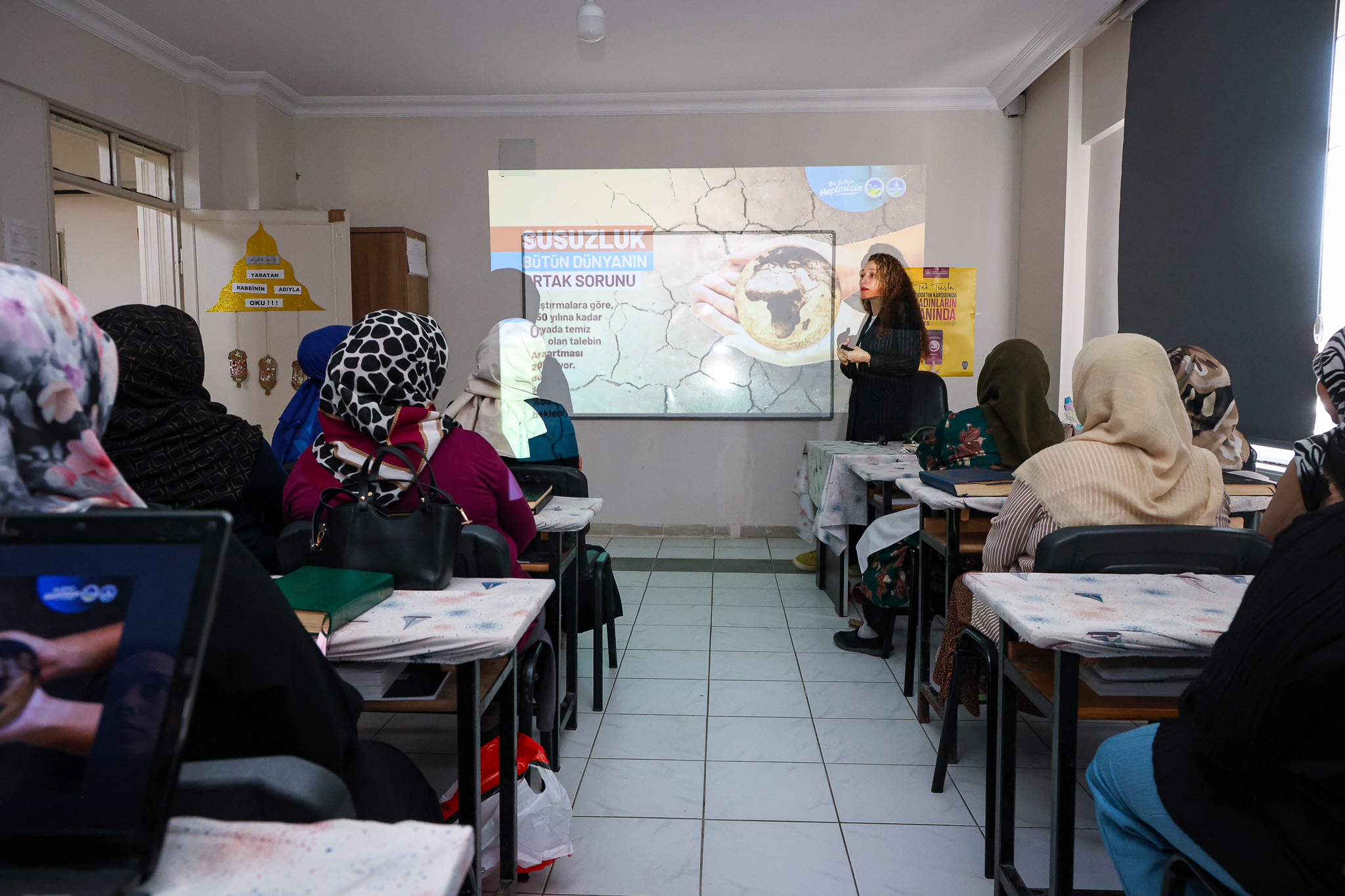 SASKİ, Kaynarca’da suyun geleceği için evde tasarrufu anlattı