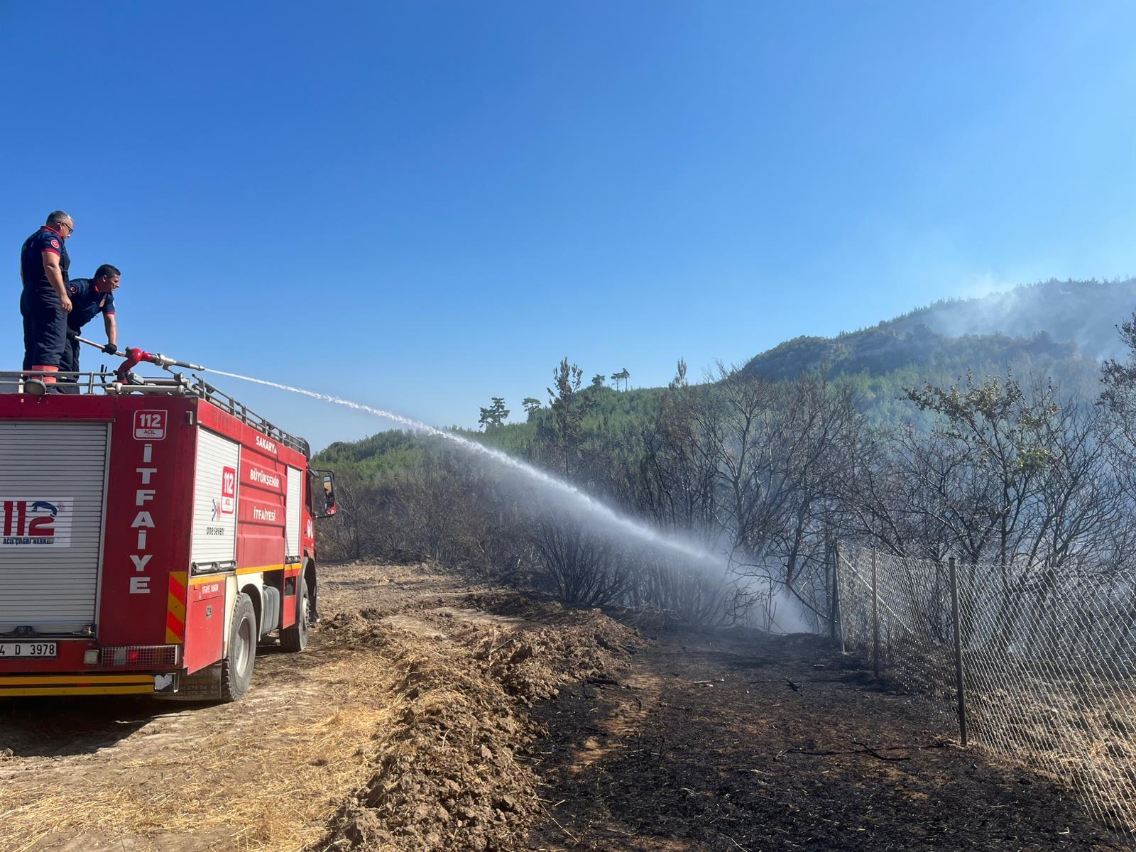 Çanakkale’deki orman yangınına Sakarya’dan destek