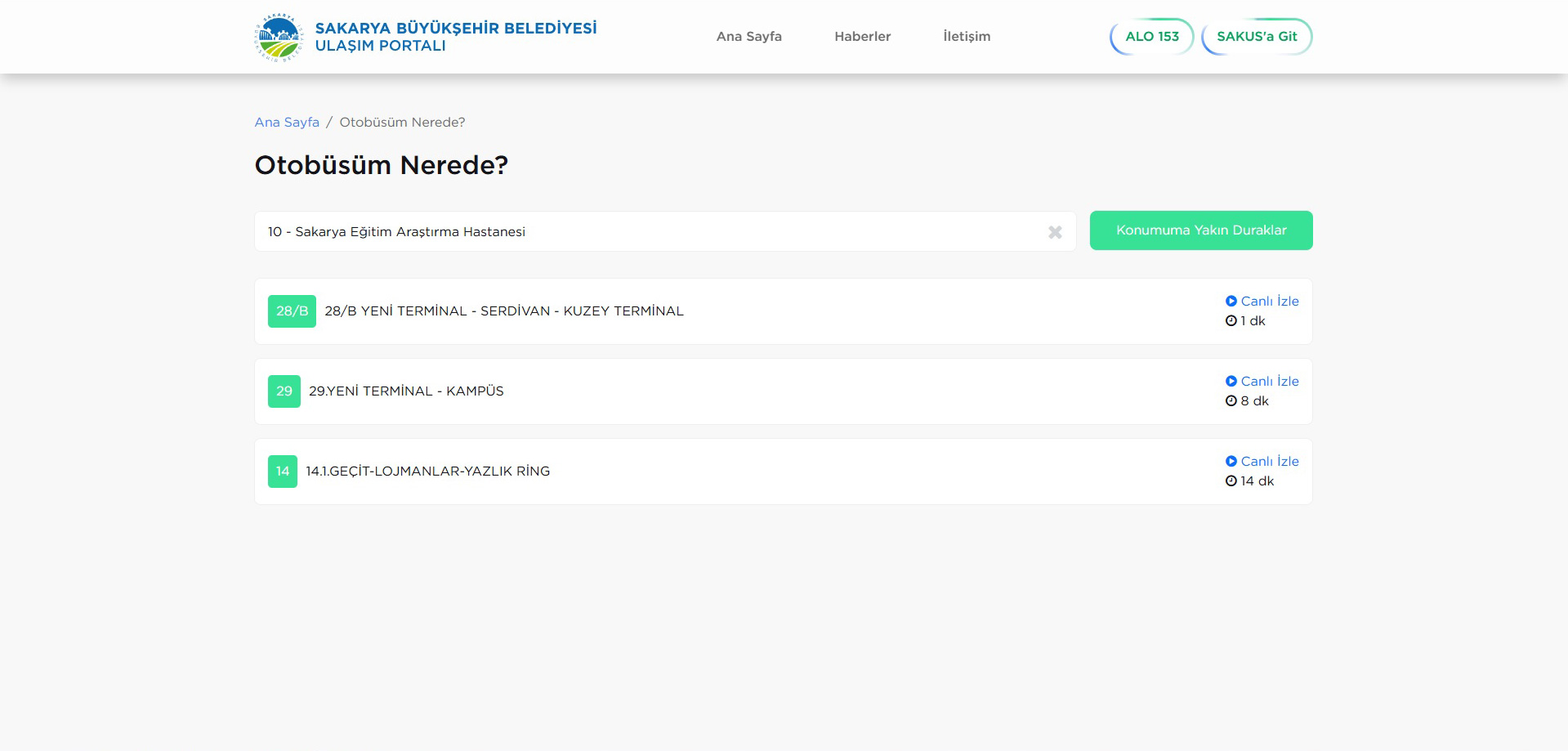 Büyükşehir’den dijital hamle: SAKUS ve canlı takip artık çok daha pratik