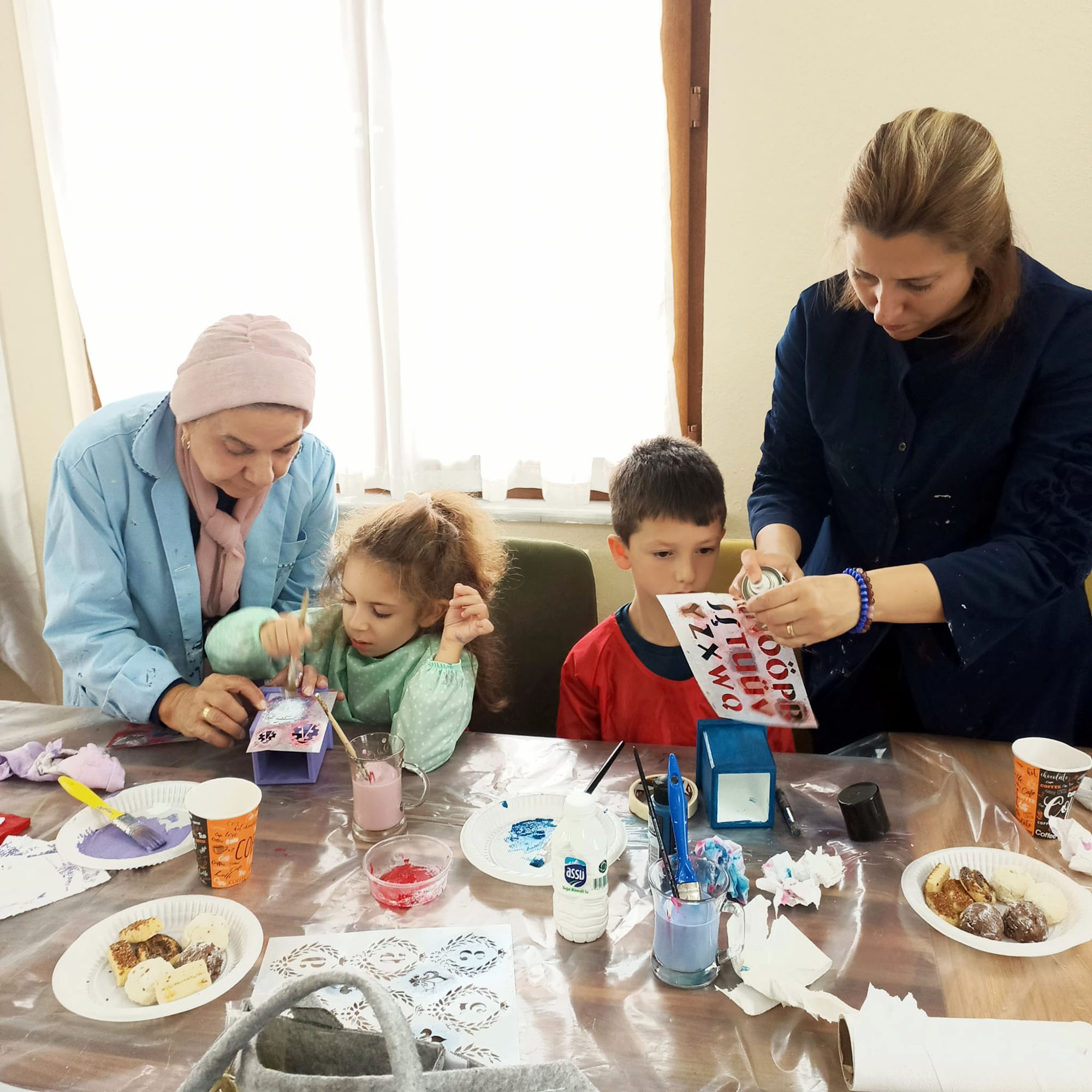 SAMEK’lerde ilk kez: Ara tatil anne-çocuk atölyeleriyle renklendi
