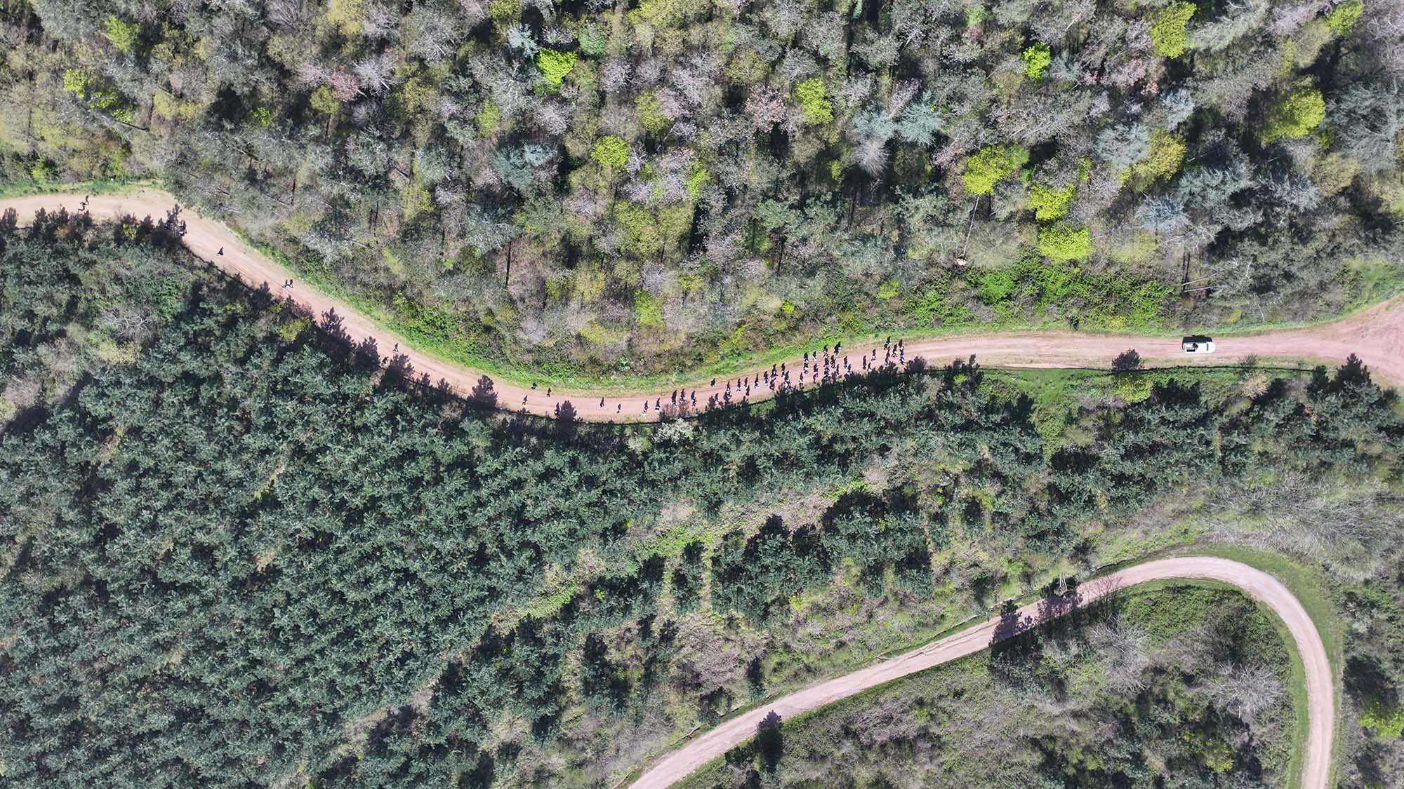 10 kilometre boyunca gördükleri her bir ayrıntıya hayran kaldılar