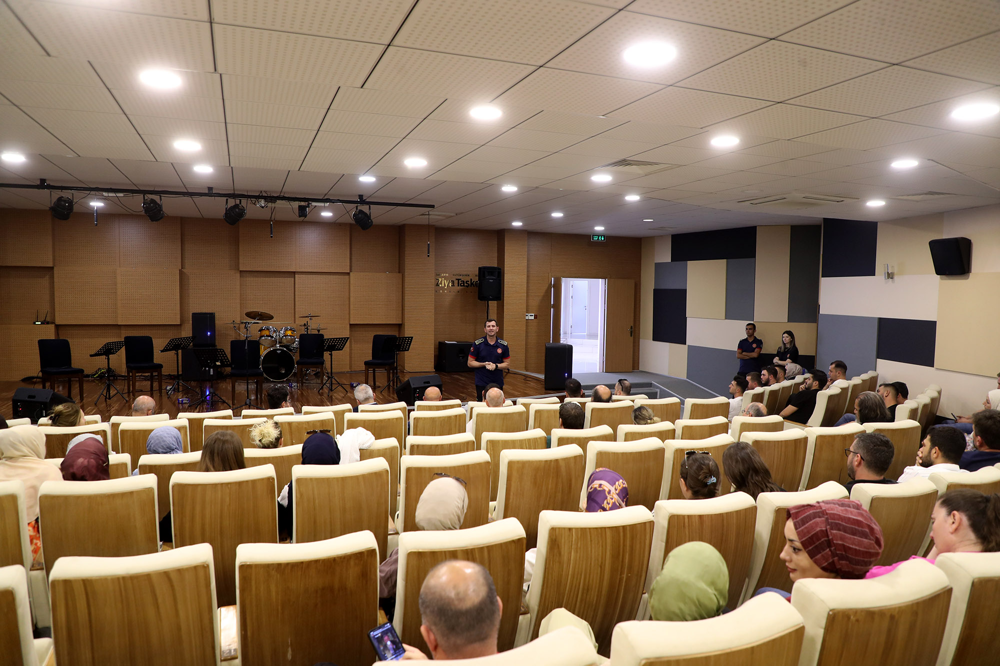 İtfaiyeden yangın anında doğru müdahale eğitimi