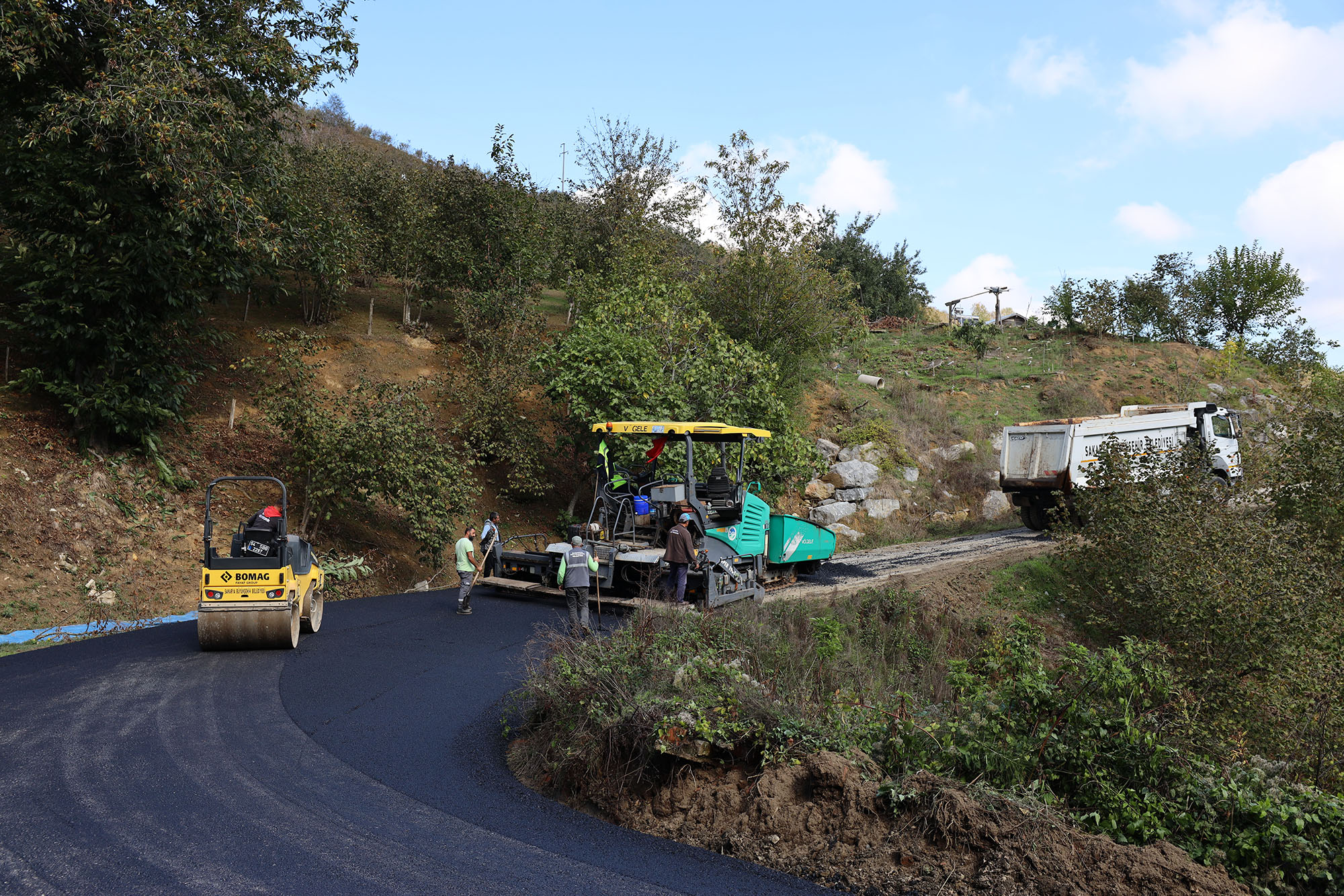 Kuzey kırsalının zirveleri tablo gibi işleniyor