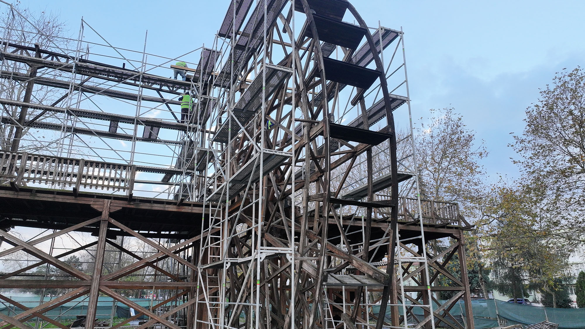 Sakarya’nın simgesi “Tarihi Çark” yenileniyor