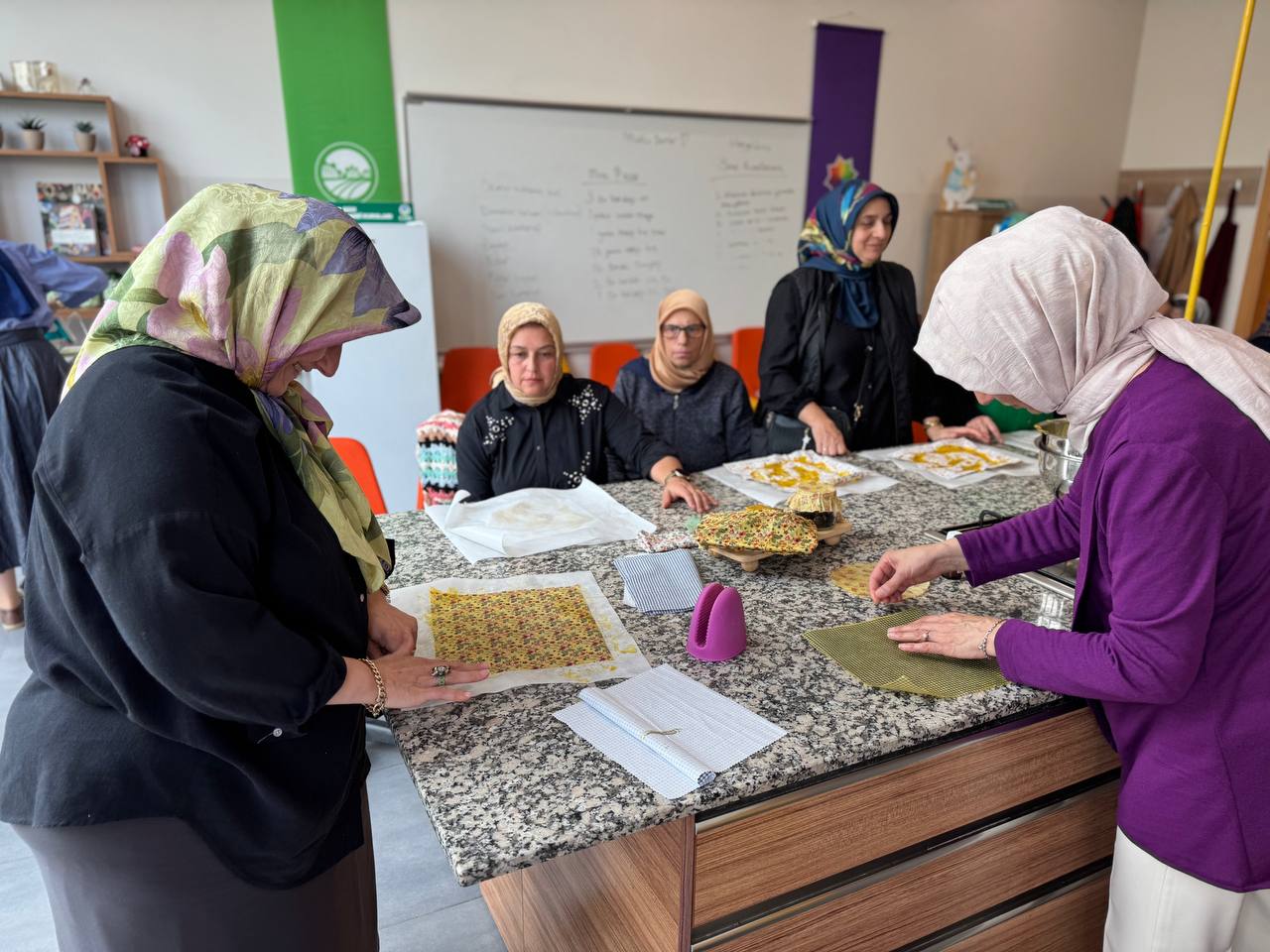 Özel bireylerin ailelerinden çevre dostu üretim