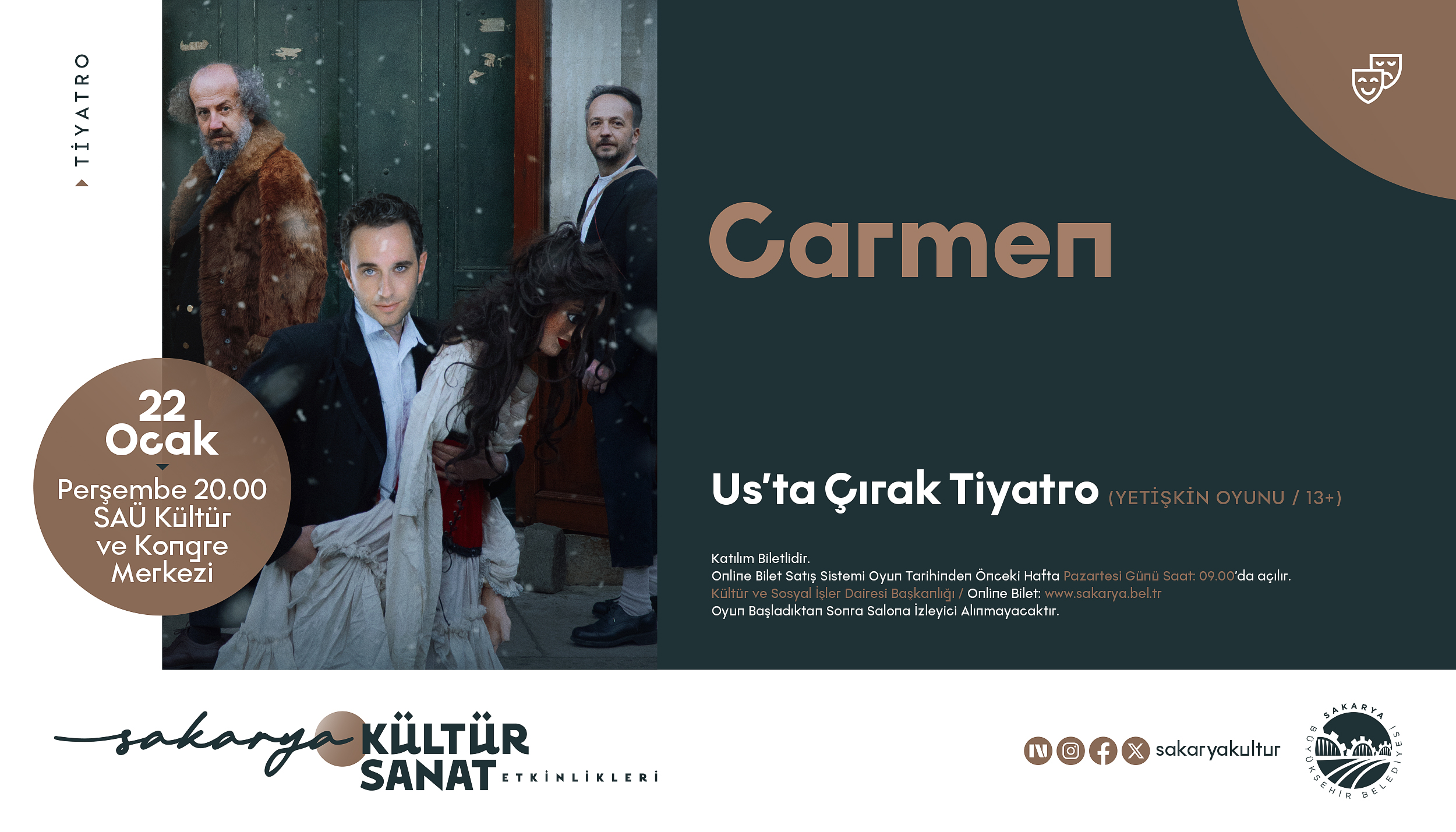 Büyükşehir yeni yılın ilk kültür sanat takvimini açıkladı
