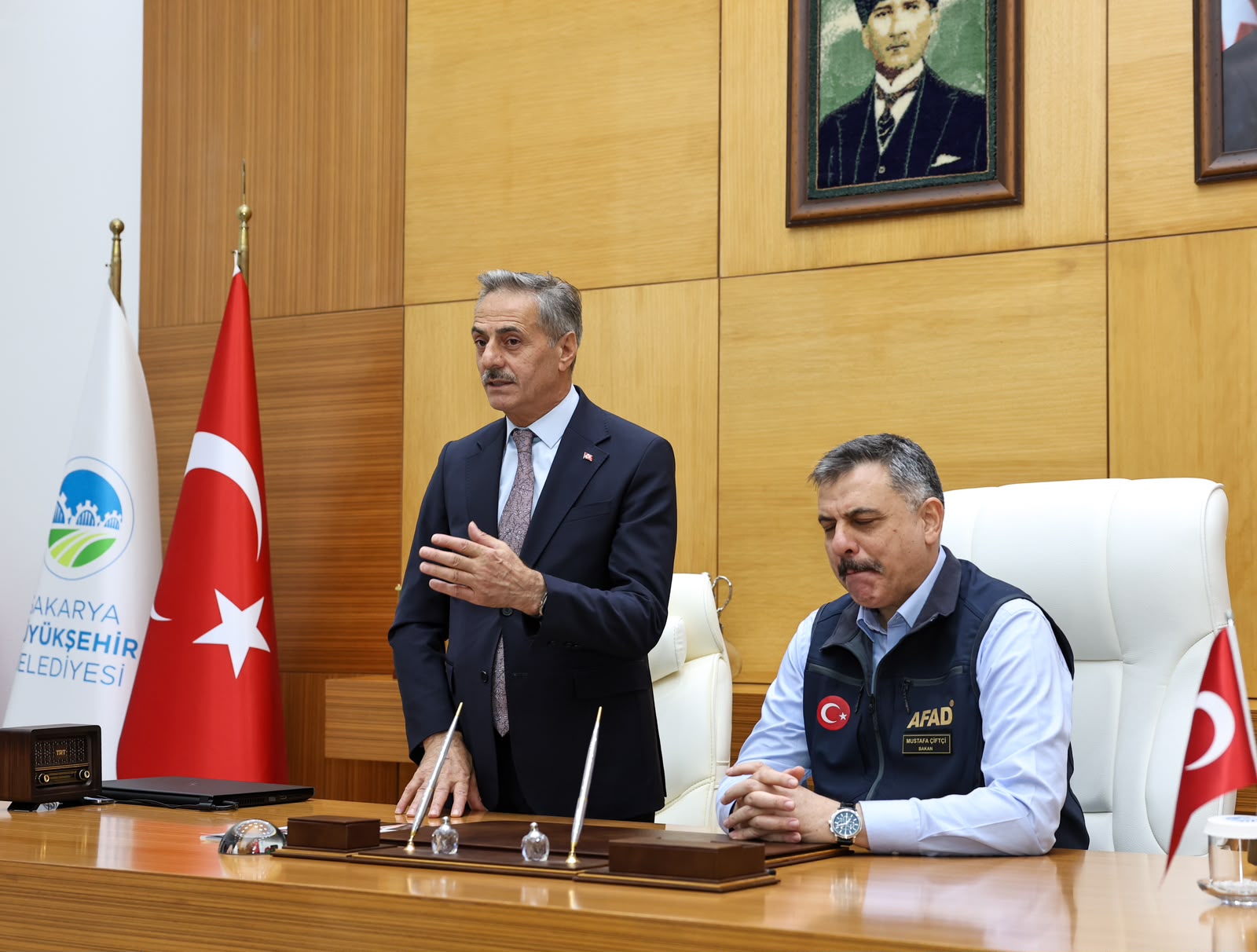“Devletimizin tüm imkanlarıyla Sakarya’da afetin izlerini sileceğiz”