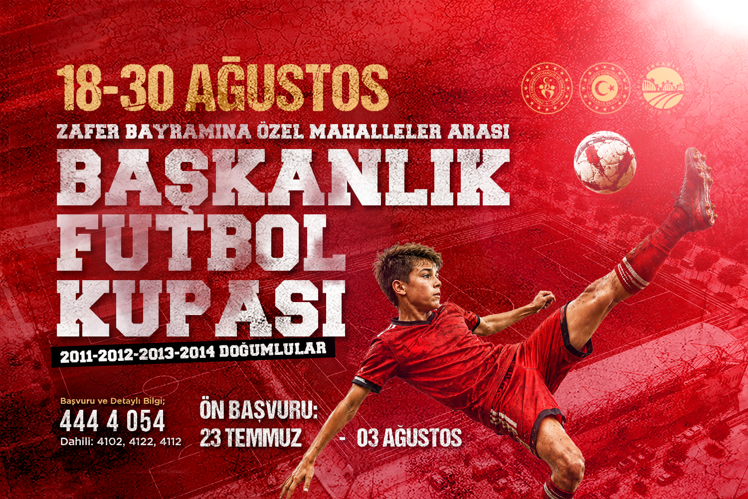 Büyükşehir’den 30 Ağustos Zafer Bayramı’na özel dev futbol turnuvası 