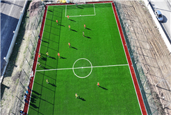 Futbol, basketbol, voleybol sahası Hanlıköy’de çocukların göz bebeği oldu