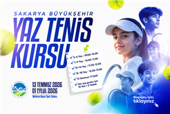 Yaz Spor Okulları’nda tenis kursları başlıyor