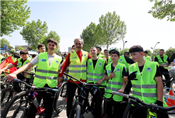 Trafik Haftası’nda pedallar farkındalık için çevrildi