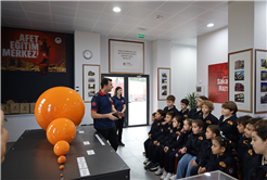 Büyükşehir itfaiyesinden miniklere afet bilinci