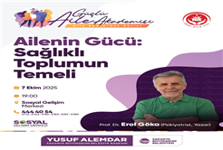 Büyükşehir Güçlü Aile Akademisi başlıyor: İlk program belli oldu…