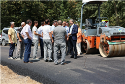 “30 iş makinası 35 kişilik ekiple ilçe ulaşımına güç katıyoruz”
