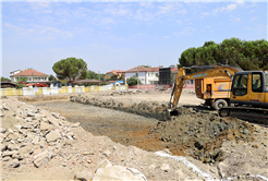 Yusuf Alemdar söz vermişti, Çaybaşıyeniköy’de çalışmalar başladı: Gençler spor tesisine kavuşacak