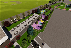 Söğütlü’nün yeni sosyal alanı Ritim Park’ta çalışmalar devam ediyor