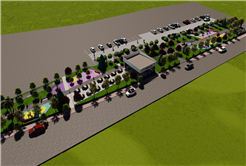 Söğütlü’nün yeni sosyal alanı Ritim Park’ta çalışmalar devam ediyor