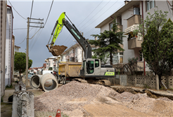 Erenler’in yeni ulaşım koridoruna SASKİ’den 5 kilometrelik yağmur suyu hattı