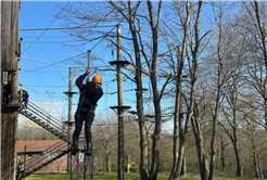 SAÜ’lü gençler Macera Park’ta kamp deneyimi yaşadı