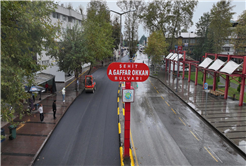 Hendek’in kalbi Şehit Gaffar Okkan Bulvarı’na Büyükşehir dokunuşu