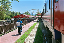 Terminal GES hizmet binalarına elektrik üretiyor