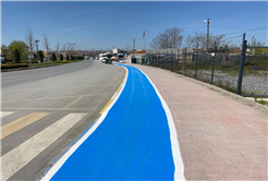 Büyükşehir’den Erenler’de bisiklet yollarına güvenli dokunuş