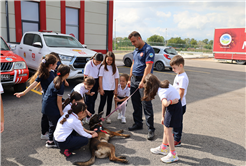 Büyükşehir itfaiyesinden miniklere afet bilinci