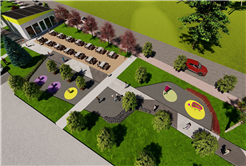 Söğütlü’nün yeni sosyal alanı Ritim Park’ta çalışmalar devam ediyor