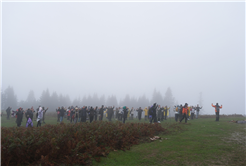 Doğaseveri büyüleyen rota: 16 kilometre boyunca hiç durmadılar… 