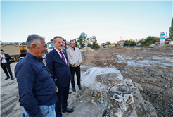 Raylar dönüşüyor, merkeze yemyeşil bir koridor geliyor: Kazıya geçildi, Yusuf Alemdar bizzat yerinde inceledi